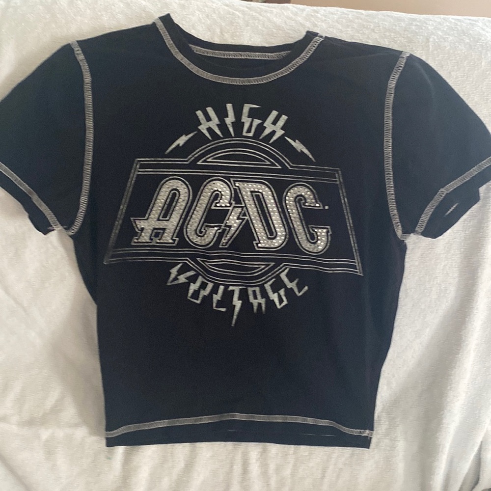 Forever 21 ACDC Baby Tee